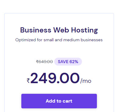 Business Web Hosting