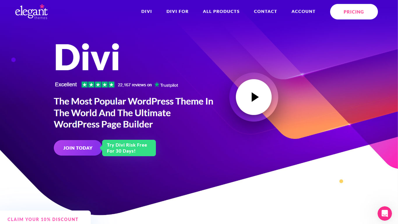 Divi Wordpress theme